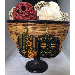Authentic African Fabric Earrings