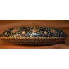 Gold & Brown - Hand Painted Dot Mandala Tea Candle Holder