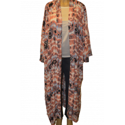 Women’s handmade Kimono Duster with side split