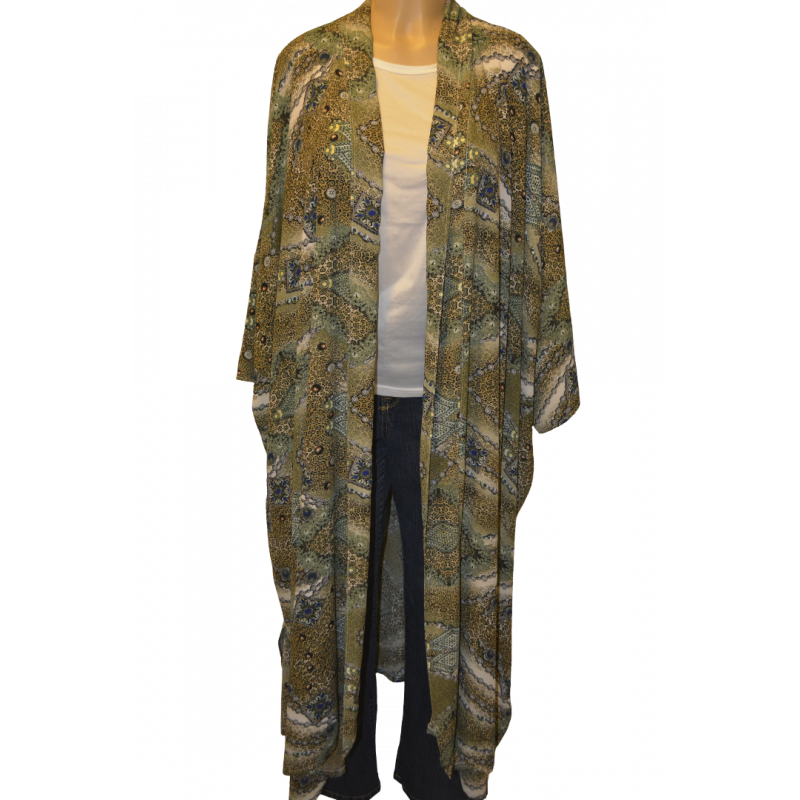 Women’s handmade Kimono Duster w/split Women’s handmade Kimono Duster w/split