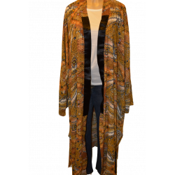 Women’s handmade Kimono Duster w/split