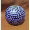 Hand Painted Dot Mandala Sphere