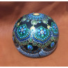 Hand Painted Dot Mandala Sphere