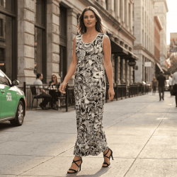 Sun dress (4-way stretch)