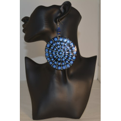 Capiz Sea Shell Dot Mandala Earrings