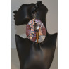Hand painted Capiz Sea Shell Earrings