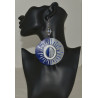 Hand painted Capiz Sea Shell earrings