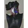 Hand painted Capiz Sea Shell earrings