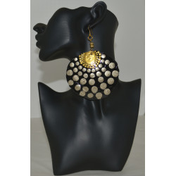 Hand painted Capiz Sea Shell earrings